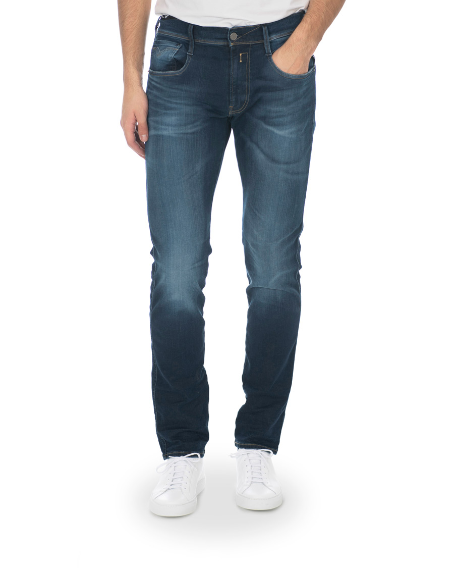 Herre | Jeans | Replay | Hyperflex Laserblast Edition Anbass Jeans Dark