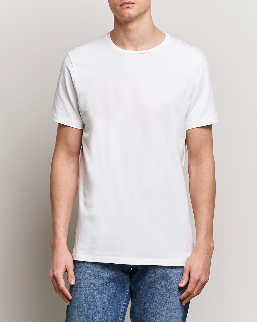 Herre | Alla produkter | Bread & Boxers | 2-Pack Crew Neck Tee White