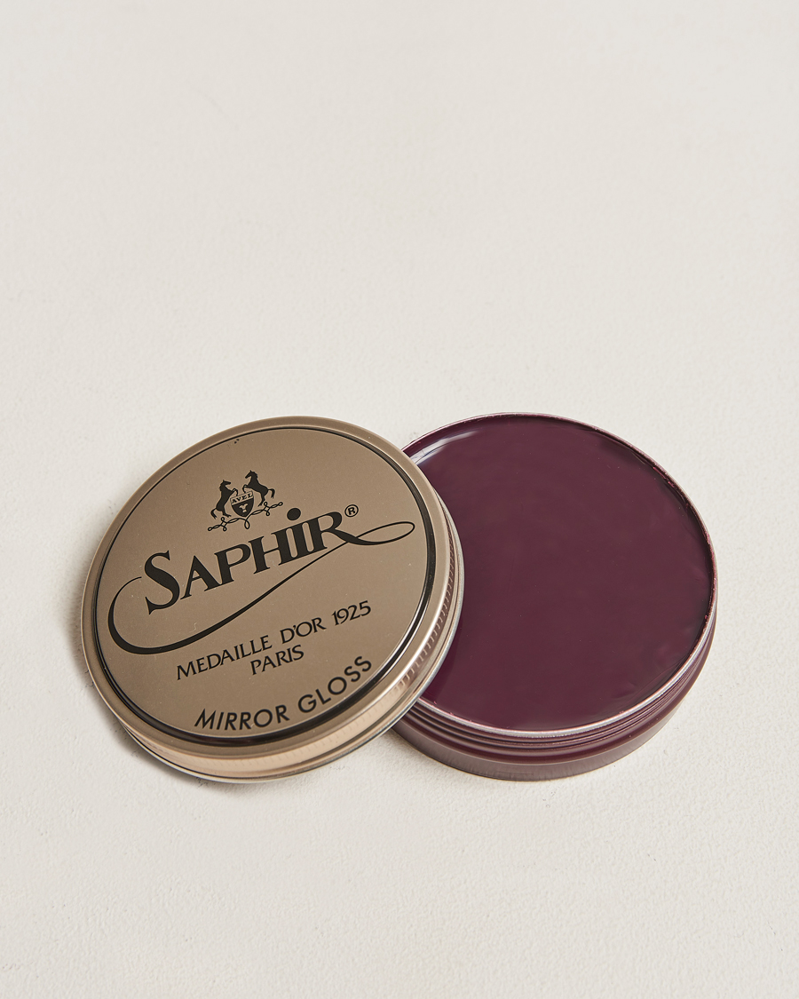 Herre | Skopleie | Saphir Medaille d'Or | Mirror Gloss 75 ml Burgundy