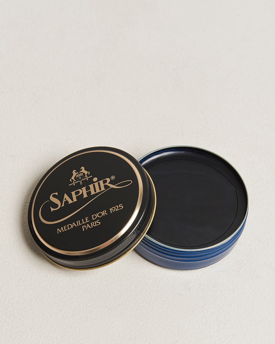 Herre | Sko | Saphir Medaille d\'Or | Pate De Lux 50 ml Navy Blue
