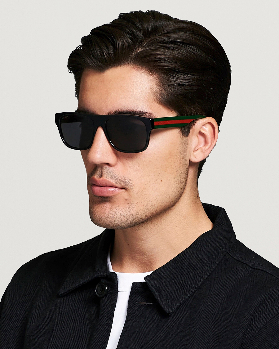 Herre | Buede solbriller | Gucci | GG0341S Sunglasses Black