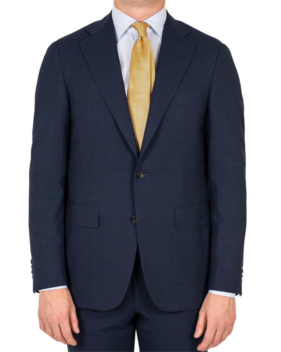 Herre | Dresser | Canali | Capri Structured Wool Suit Navy