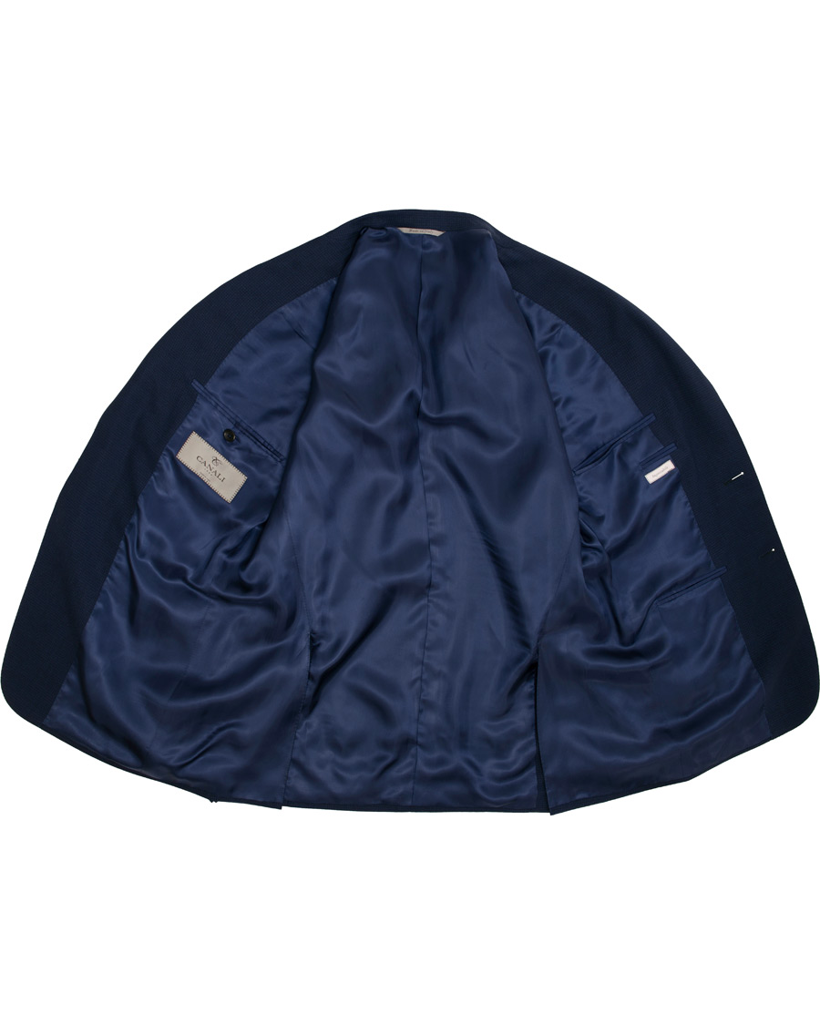Herre | Dresser | Canali | Capri Structured Wool Suit Navy