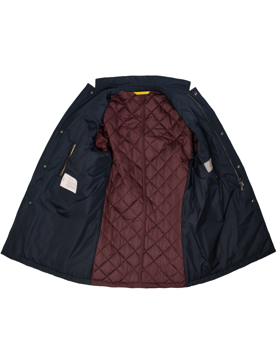 Herre | Jakker | Canali | Quilted Jacket Dark Blue
