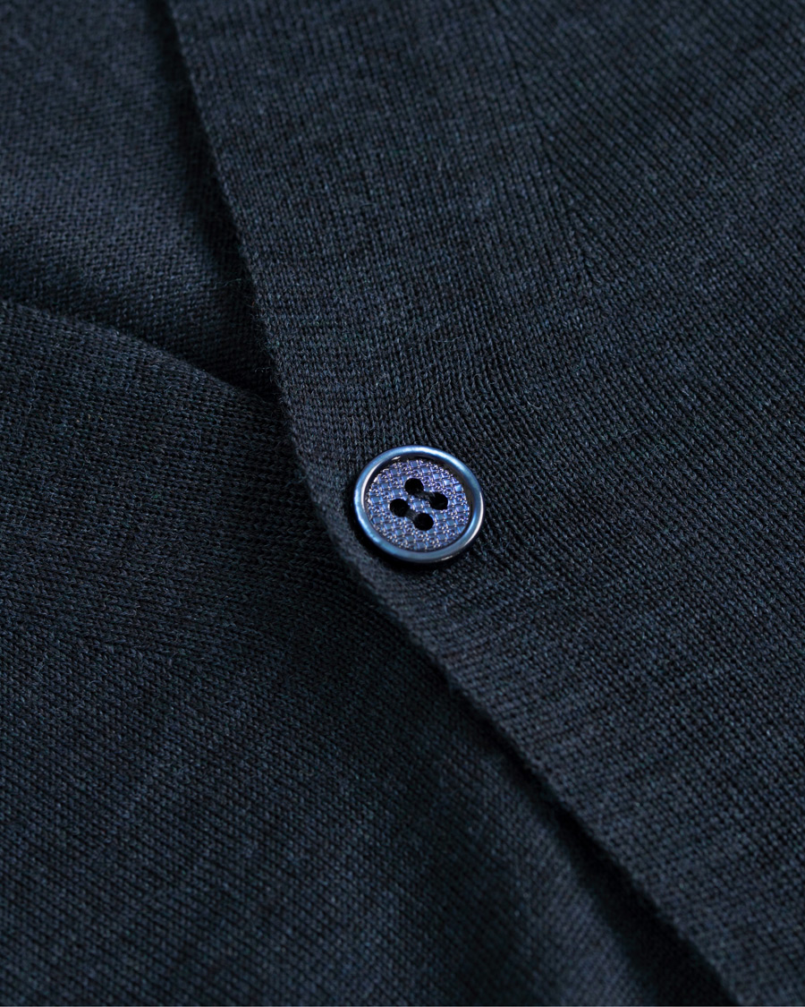 Herre | Gensere | Canali | Merino Wool Gilet Dark Blue