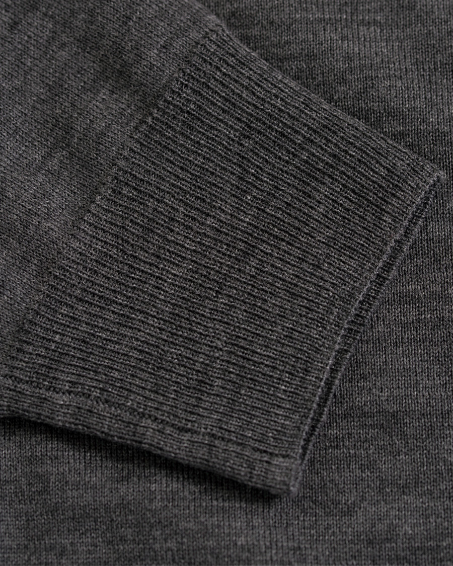 Herre | Gensere | Canali | Merino Wool Crew Neck Grey