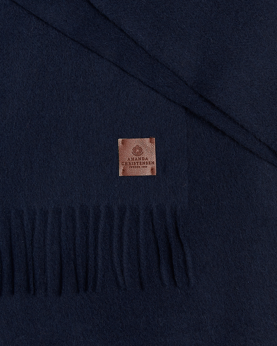 Herre | Skjerf | Amanda Christensen | Wool Scarf Navy