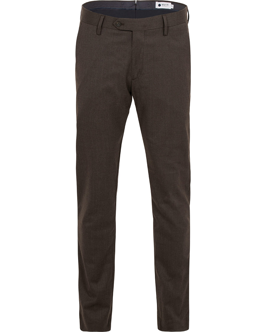 Herre | Bukser | NN07 | New Theo 1249 Wool Trousers Brown