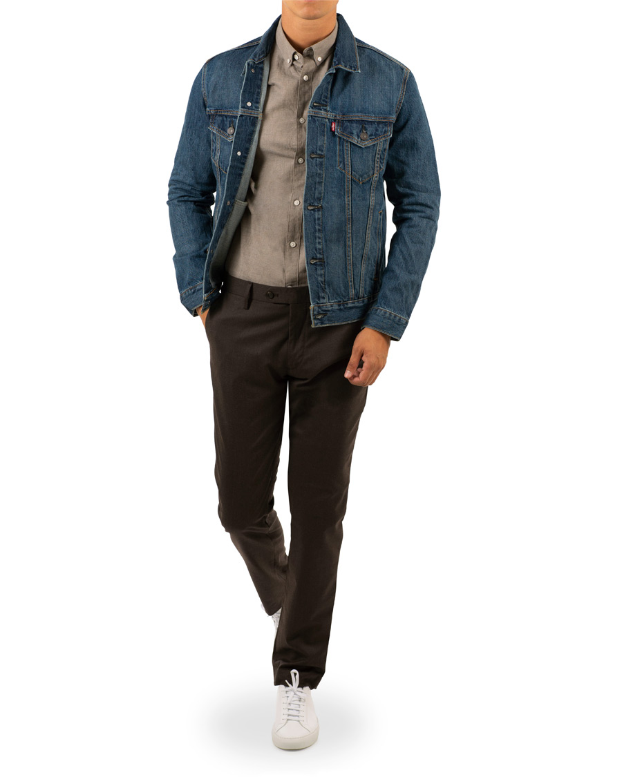 Herre | Bukser | NN07 | New Theo 1249 Wool Trousers Brown