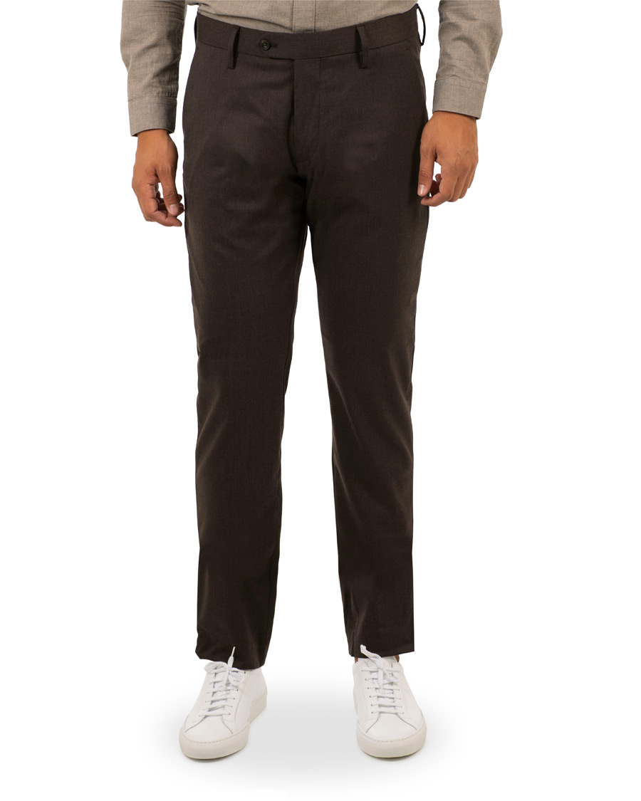 Herre | Bukser | NN07 | New Theo 1249 Wool Trousers Brown