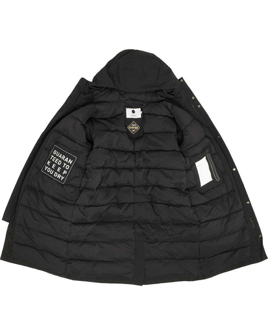 NN07 Joel Gore Tex Parka Black hos CareOfCarl.no