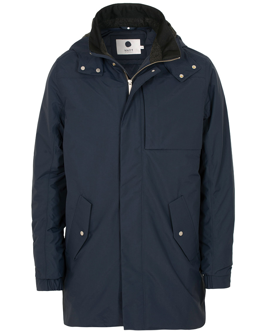 Herre | Jakker | NN07 | Jasper Fish Tail Parka Navy