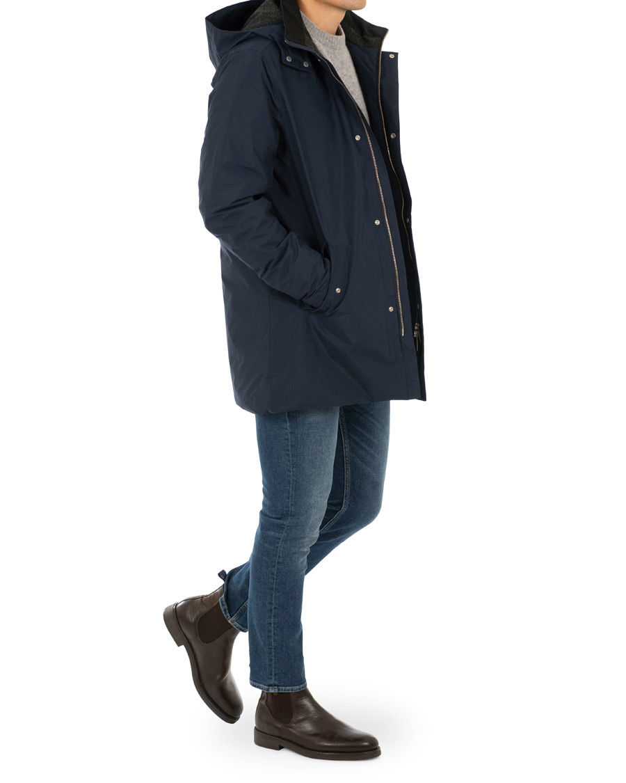 Herre | Jakker | NN07 | Jasper Fish Tail Parka Navy