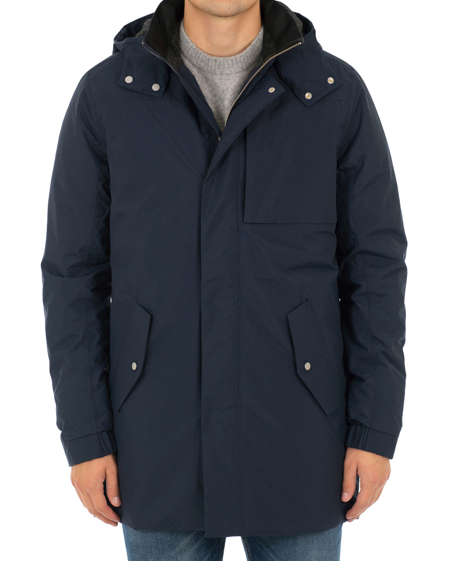 Herre | Jakker | NN07 | Jasper Fish Tail Parka Navy