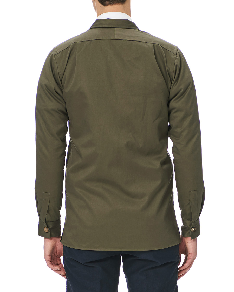 Herre | Skjorter | Drake's | 3 Pocket Shacket Khaki