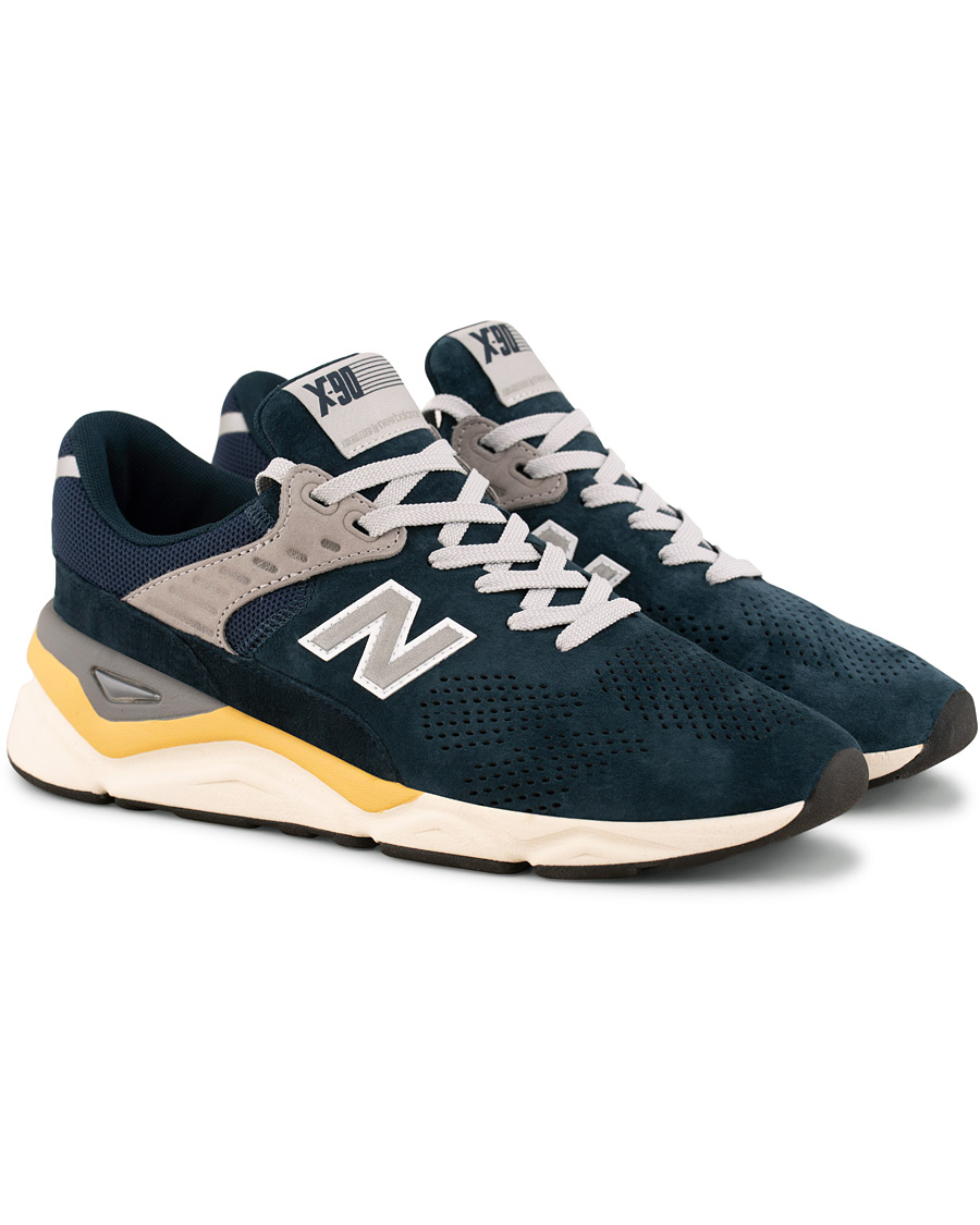 Herre | New Balance X90 Running Sneaker Navy Suede | New Balance | X90 Running Sneaker Navy Suede