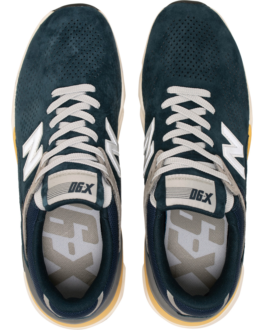 Herre | New Balance X90 Running Sneaker Navy Suede | New Balance | X90 Running Sneaker Navy Suede