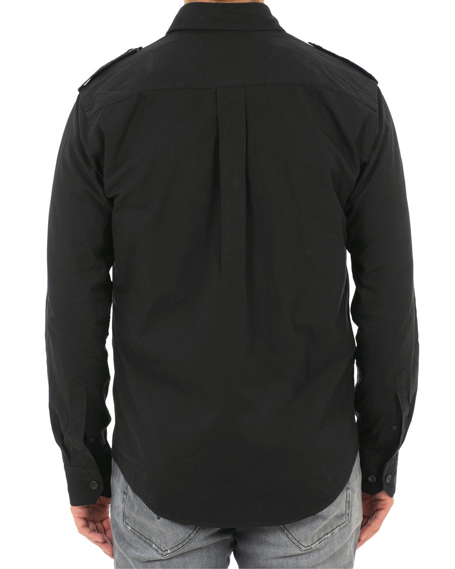 Herre | Jakker | Eton | Slim Fit Twill Overshirt Black