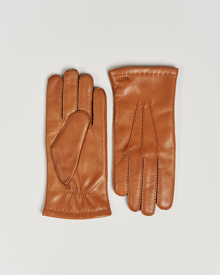 Herre | Hestra | Hestra | Edward Wool Liner Glove Cognac