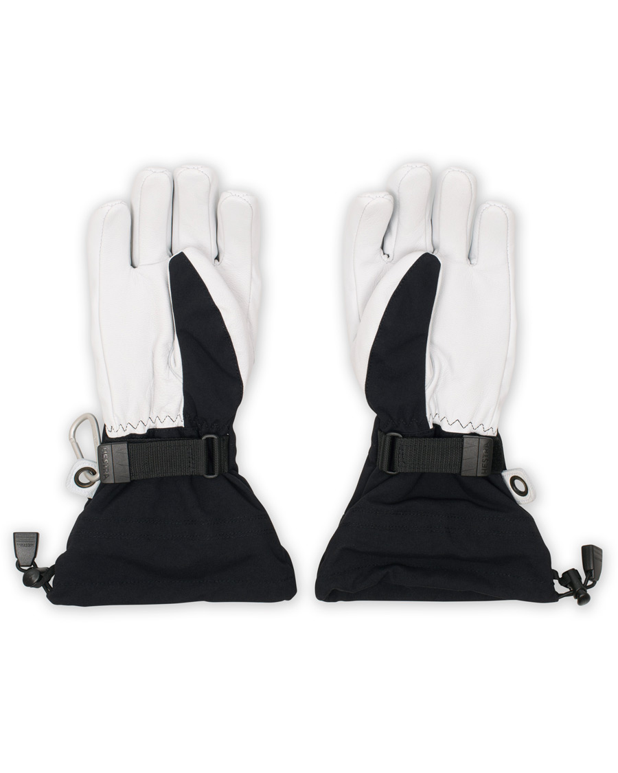 Herre | Hestra Army Leather Heli Ski Glove Black/White | Hestra | Army Leather Heli Ski Glove Black/White