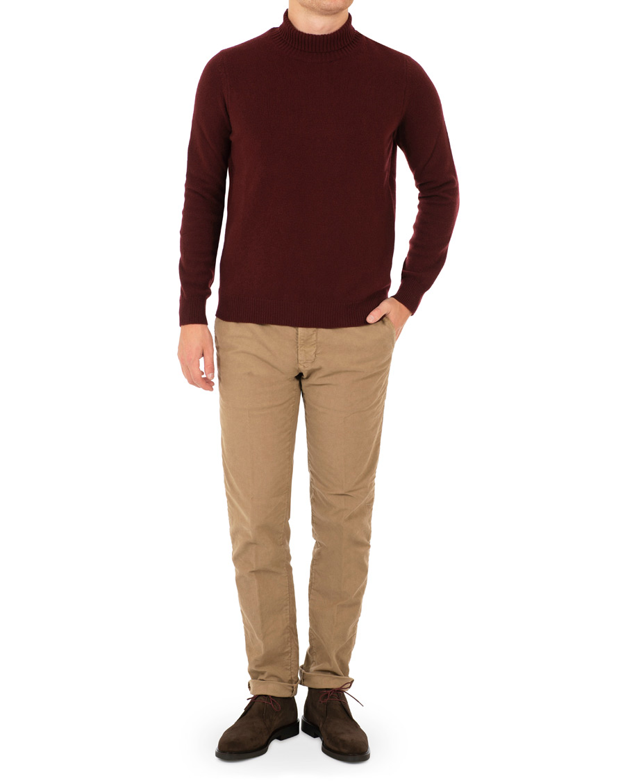 Herre | Gensere | Paul Smith | Lambswool Rollneck Burgundy