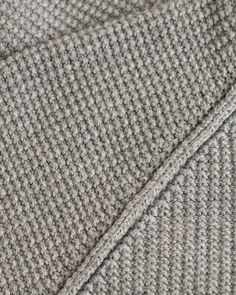 Herre | Gensere | Filippa K | Cotton Texture R Neck Sweater Grey Melange