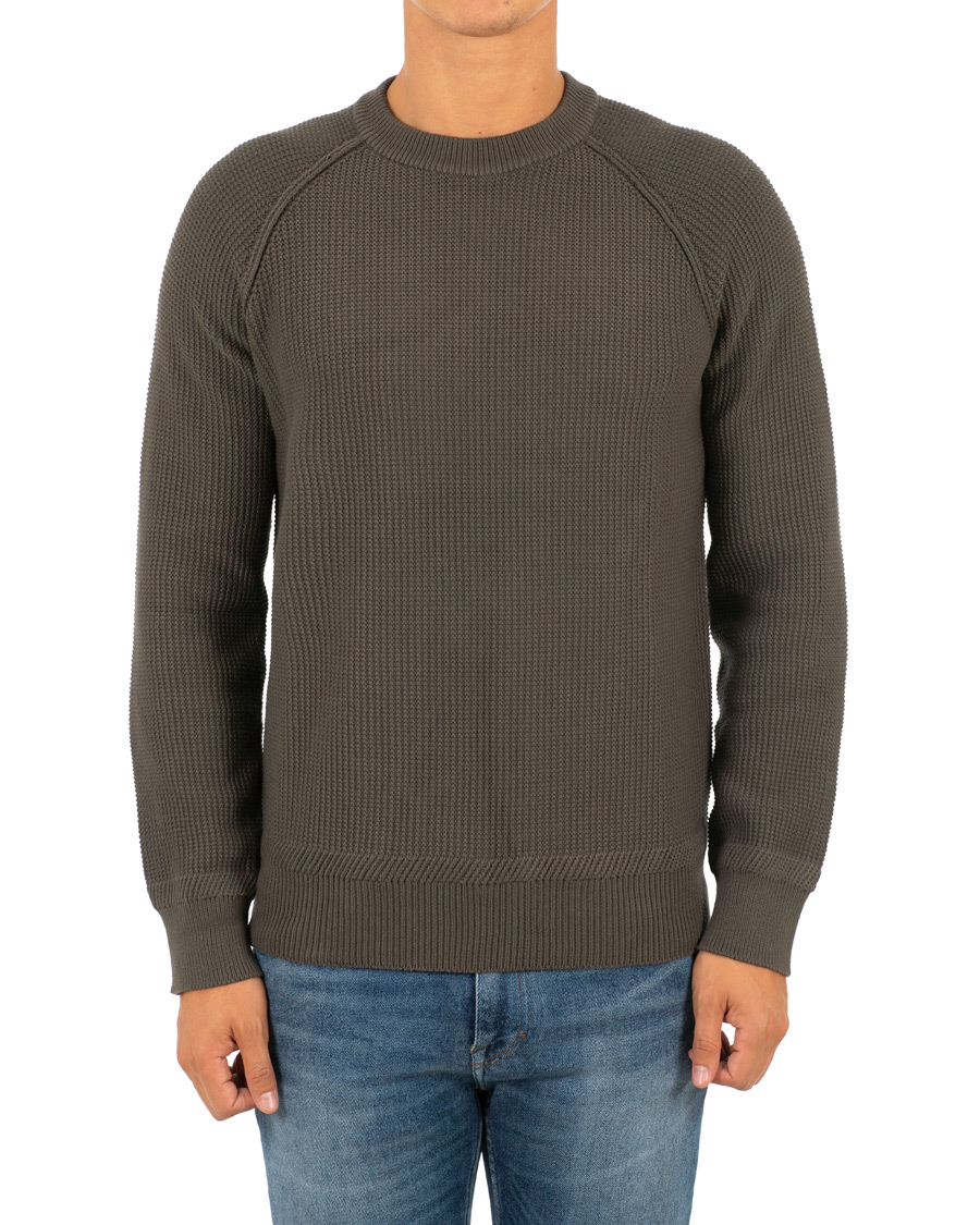 Herre | Gensere | Filippa K | Cotton Texture R Neck Sweater Beluga