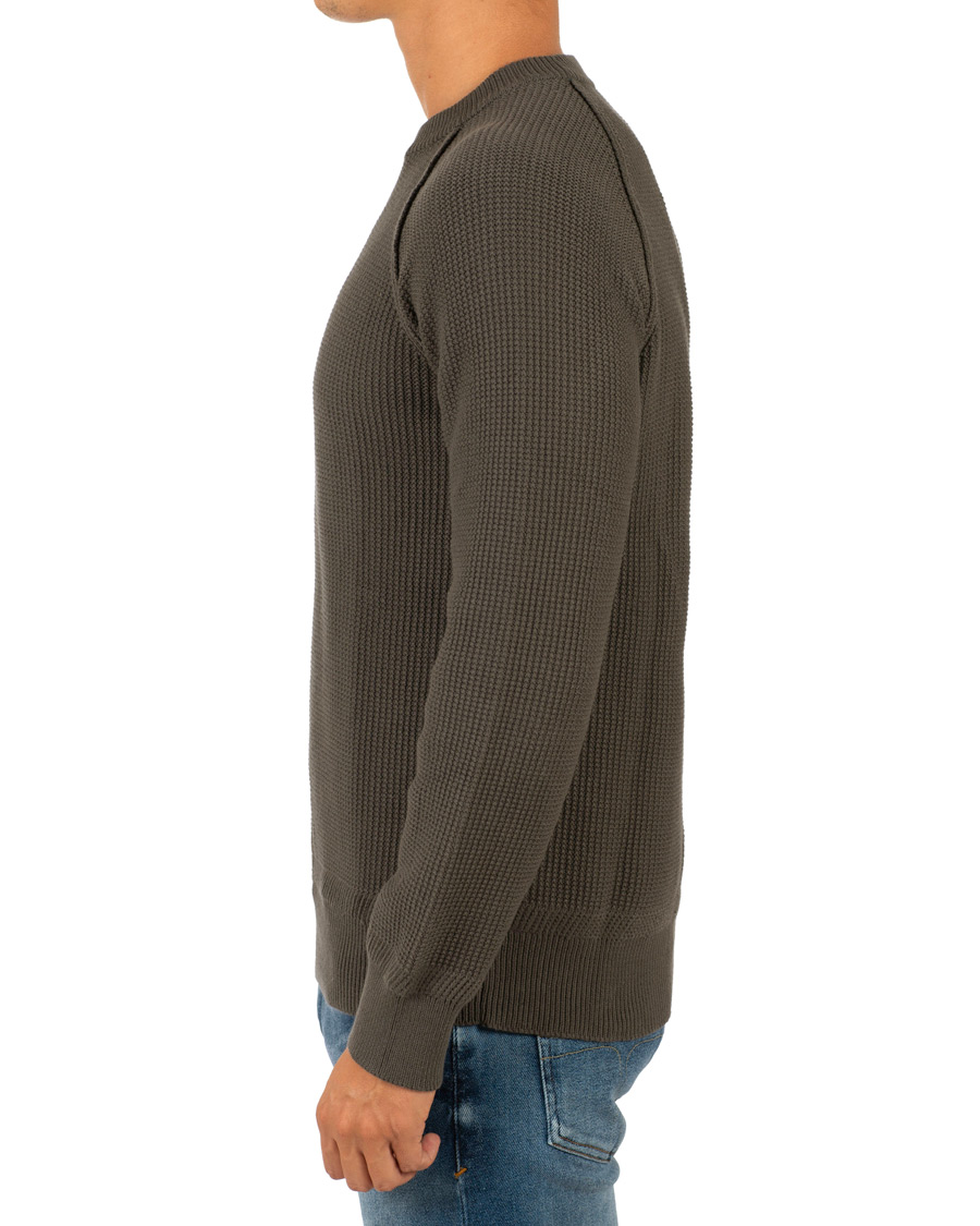 Herre | Gensere | Filippa K | Cotton Texture R Neck Sweater Beluga