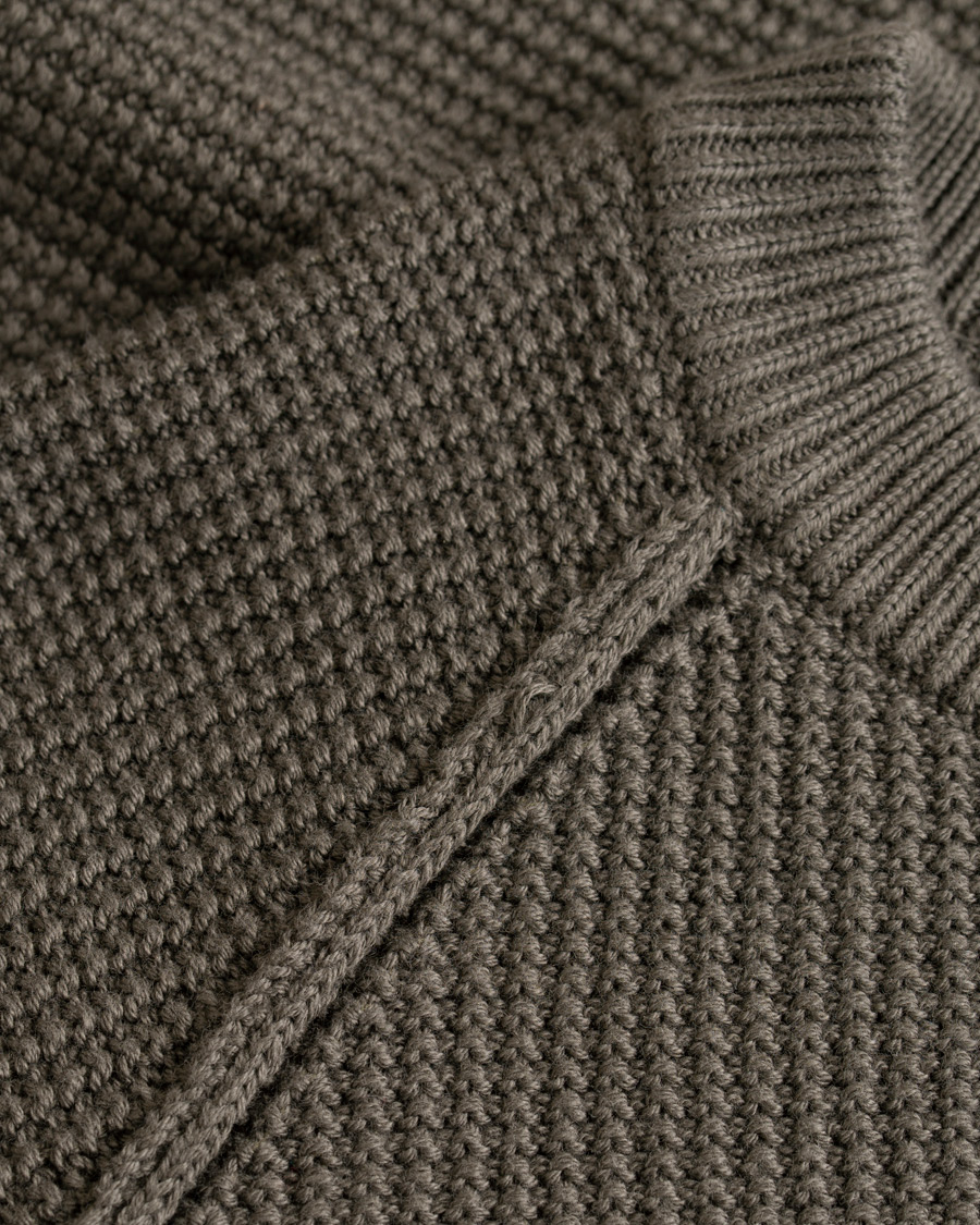 Herre | Gensere | Filippa K | Cotton Texture R Neck Sweater Beluga