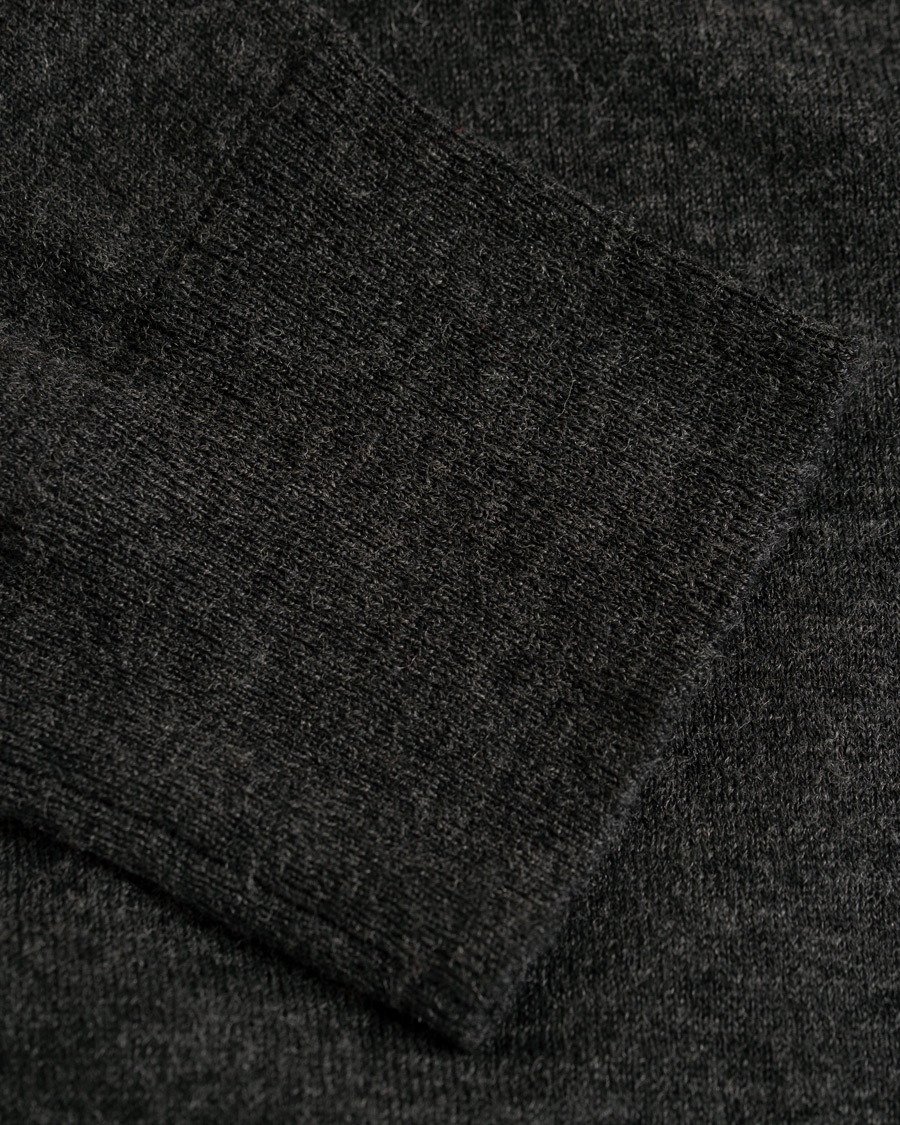 Herre | Gensere | Filippa K | Wool/Silk Rollneck Dark Grey Melange