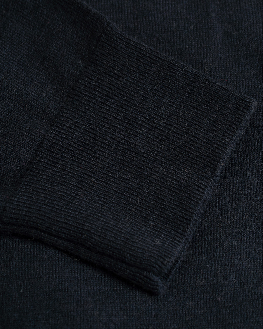 Herre | Gensere | Filippa K | Wool/Silk Rollneck Dark Navy