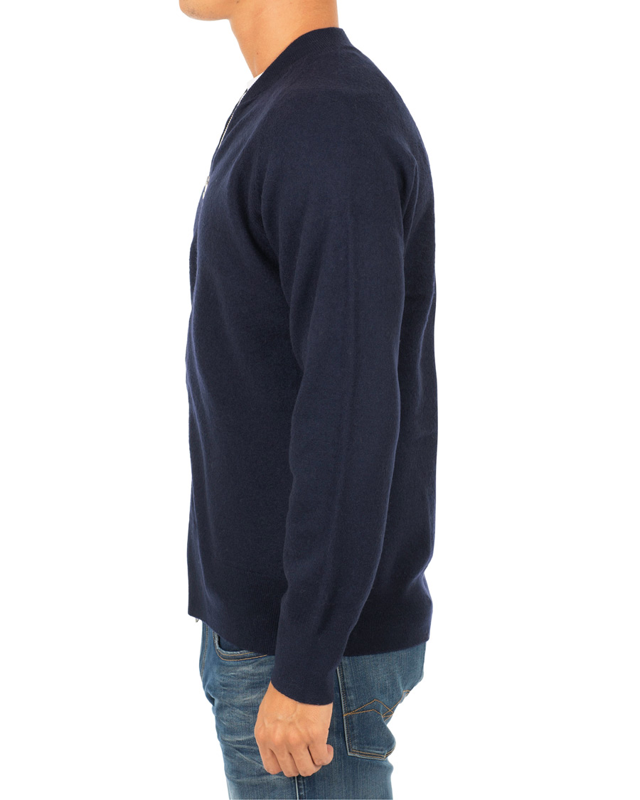Herre | Gensere | Filippa K | Boiled Wool Zip Jacket Hope