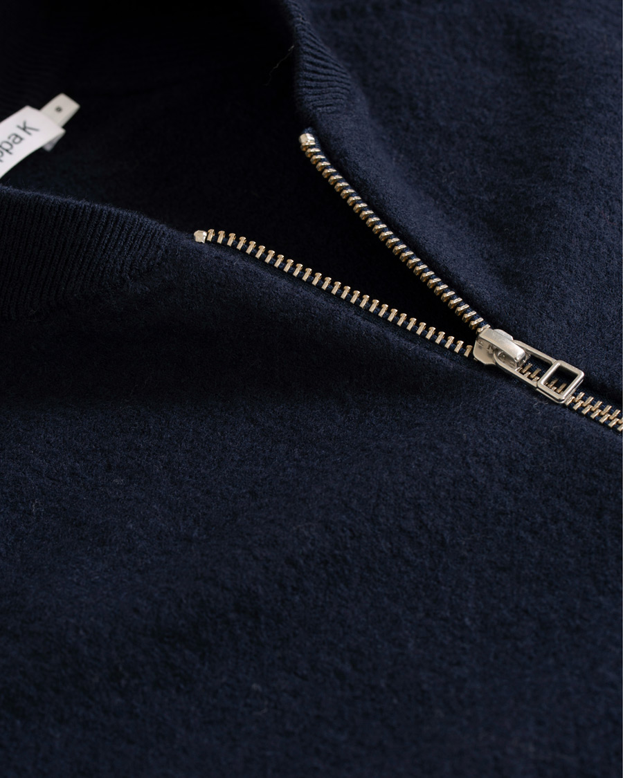 Herre | Gensere | Filippa K | Boiled Wool Zip Jacket Hope
