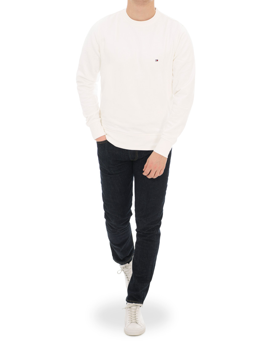 Herre | Gensere | Tommy Hilfiger | Crew Neck Sweatshirt Whisper White