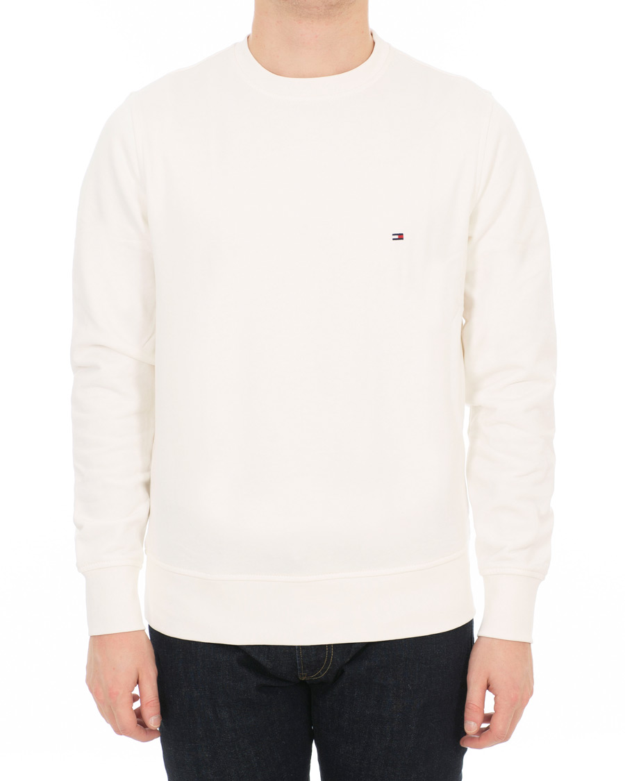 Herre | Gensere | Tommy Hilfiger | Crew Neck Sweatshirt Whisper White