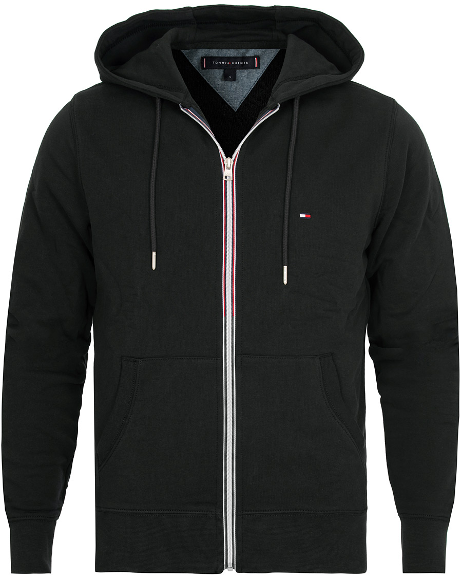 Herre | Gensere | Tommy Hilfiger | Full Zip Hoodie Jet Black