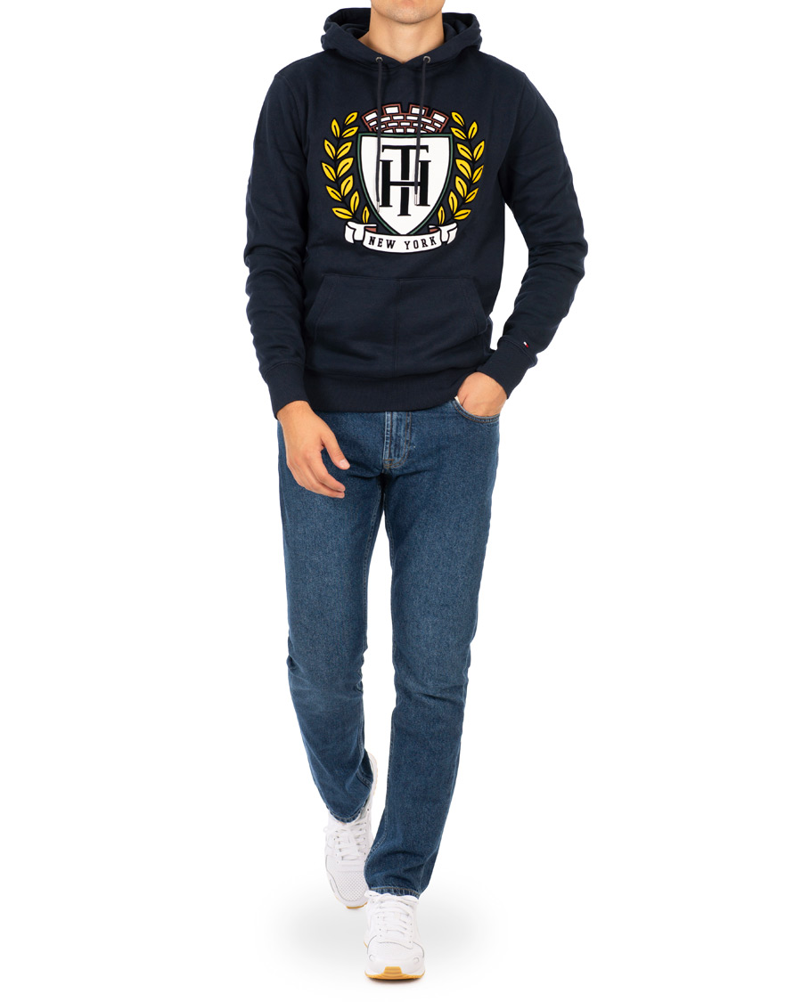 Herre | Gensere | Tommy Hilfiger | Crest Hoodie Sky Captain