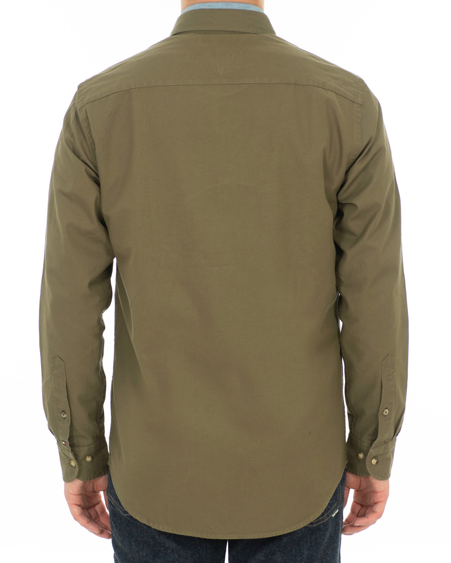 Herre | Skjorter | Tommy Hilfiger | Military Twill Shirt Dusty Olive