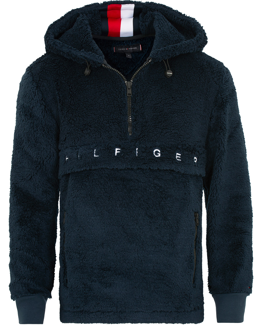 tommy hilfiger oversized teddy fleece