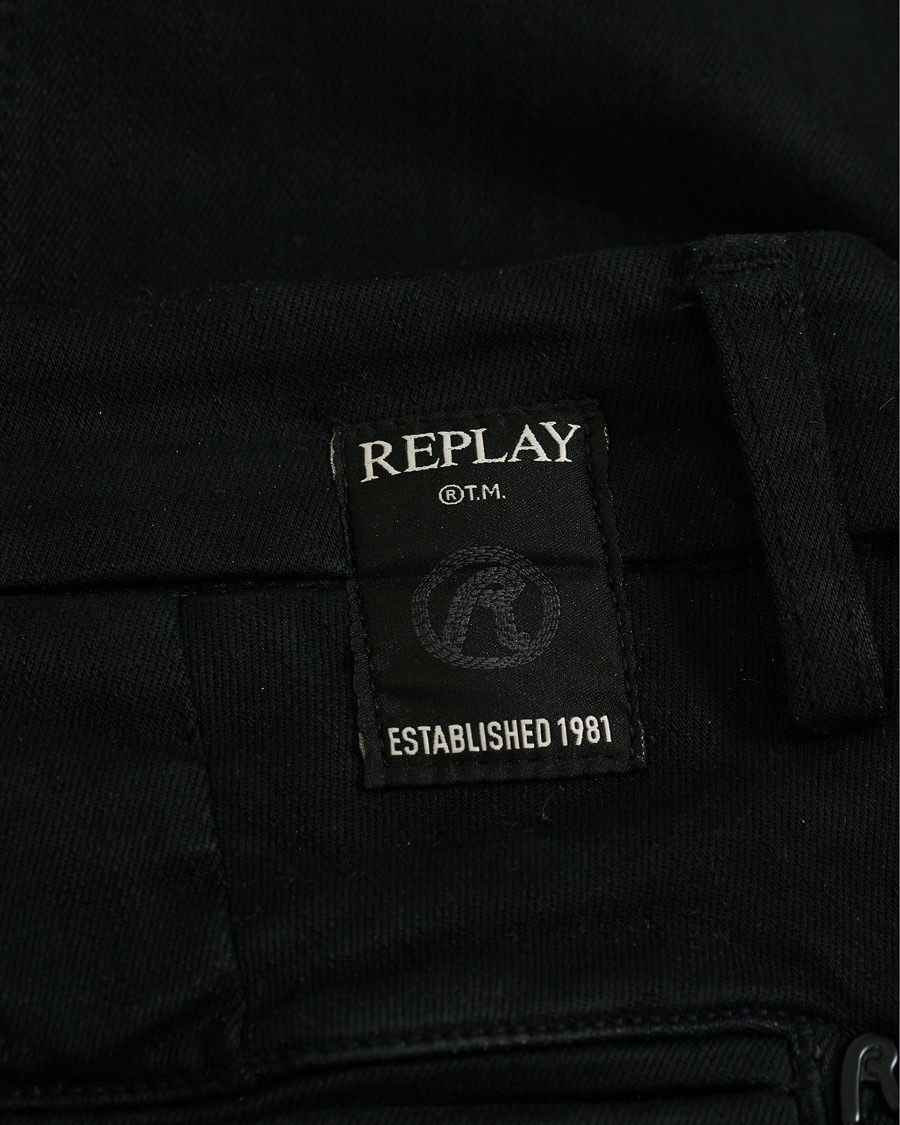 Herre | Bukser | Replay | Hyperflex Chinos Black