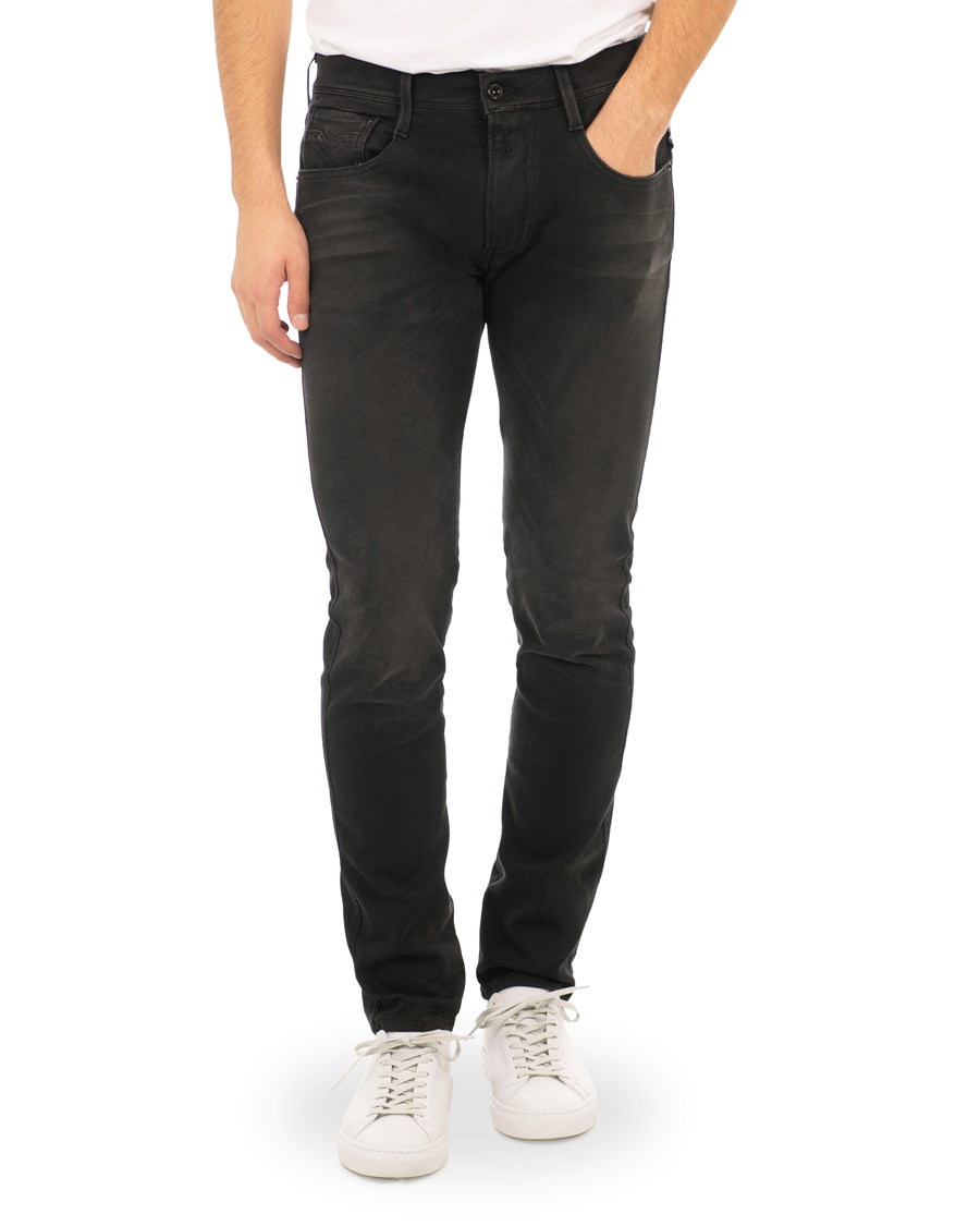 Herre | Jeans | Replay | M914 Anbass Hyperflex + Jeans Black