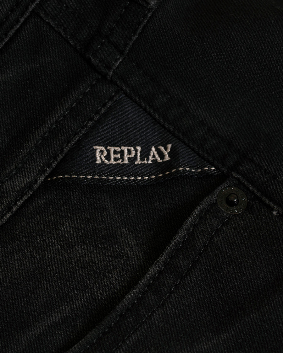 Herre | Jeans | Replay | M914 Anbass Hyperflex + Jeans Black