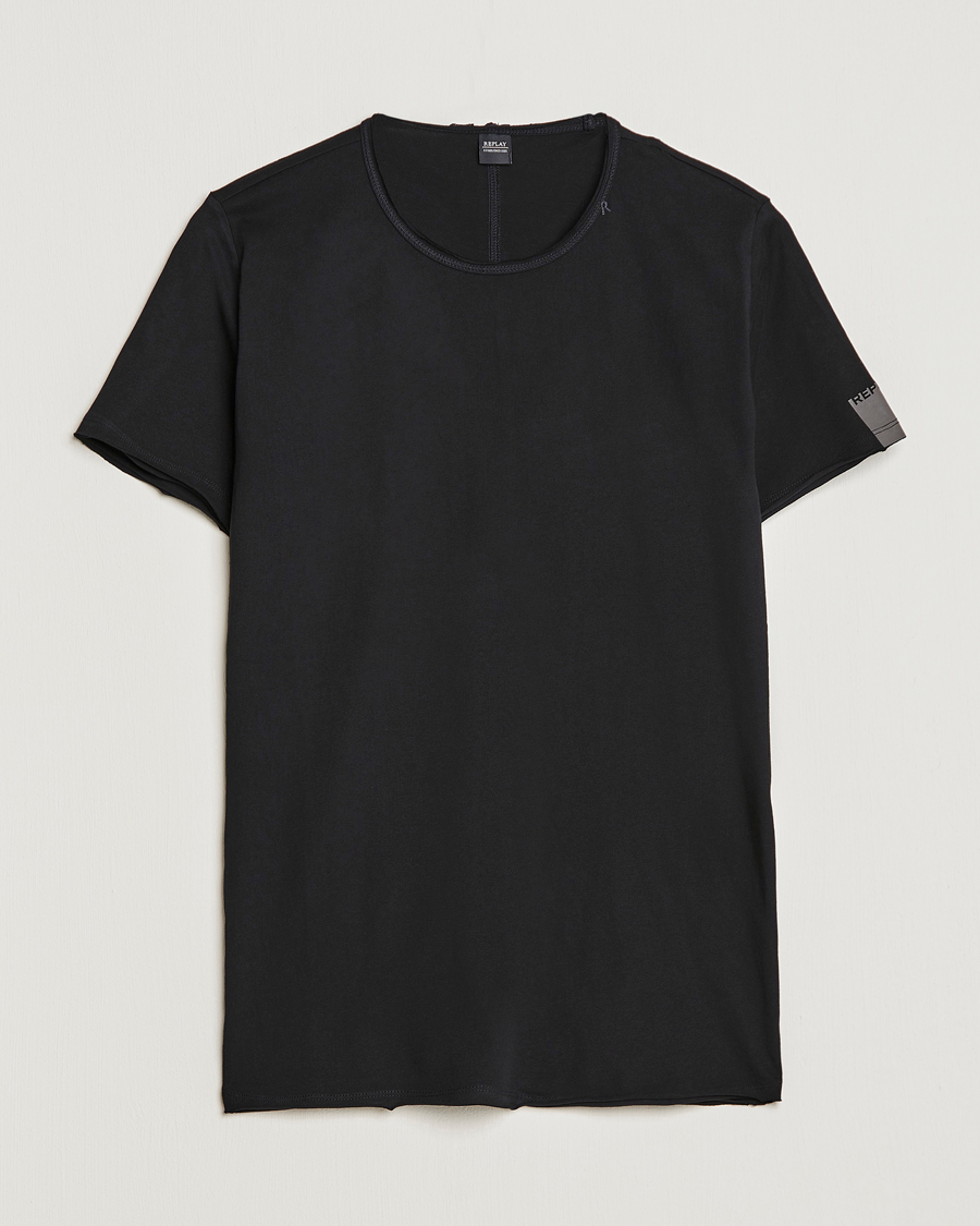 Herre | | Replay | Crew Neck Tee Black