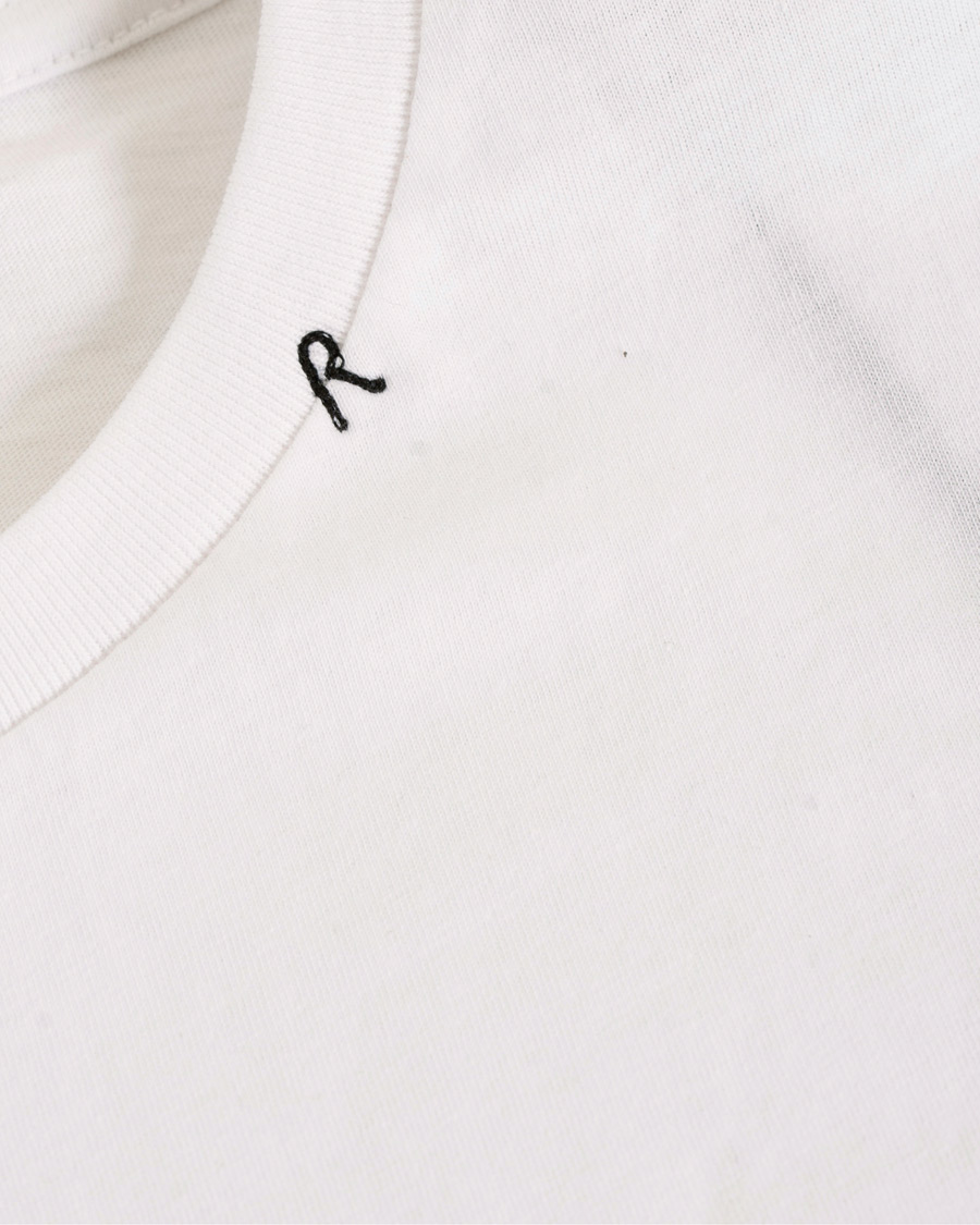 Herre | T-Shirts | Replay | Crew Neck Logo Tee White