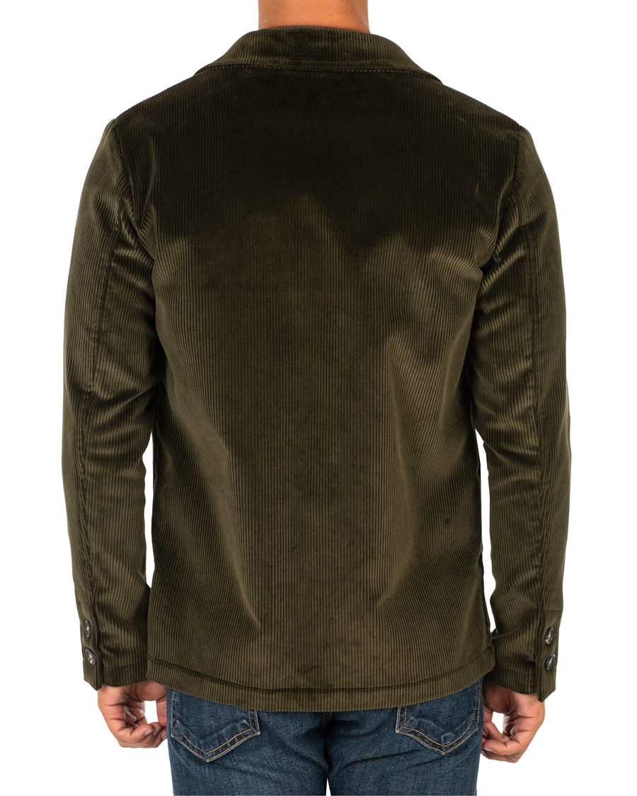 Herre | Dressjakker | Massimo Alba | Baglietto Corduroy Work Jacket Moss Green