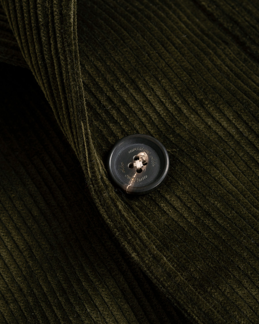 Herre | Dressjakker | Massimo Alba | Baglietto Corduroy Work Jacket Moss Green