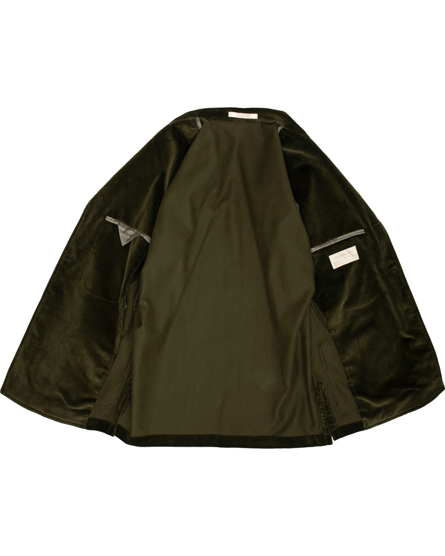 Herre | Dressjakker | Massimo Alba | Baglietto Corduroy Work Jacket Moss Green