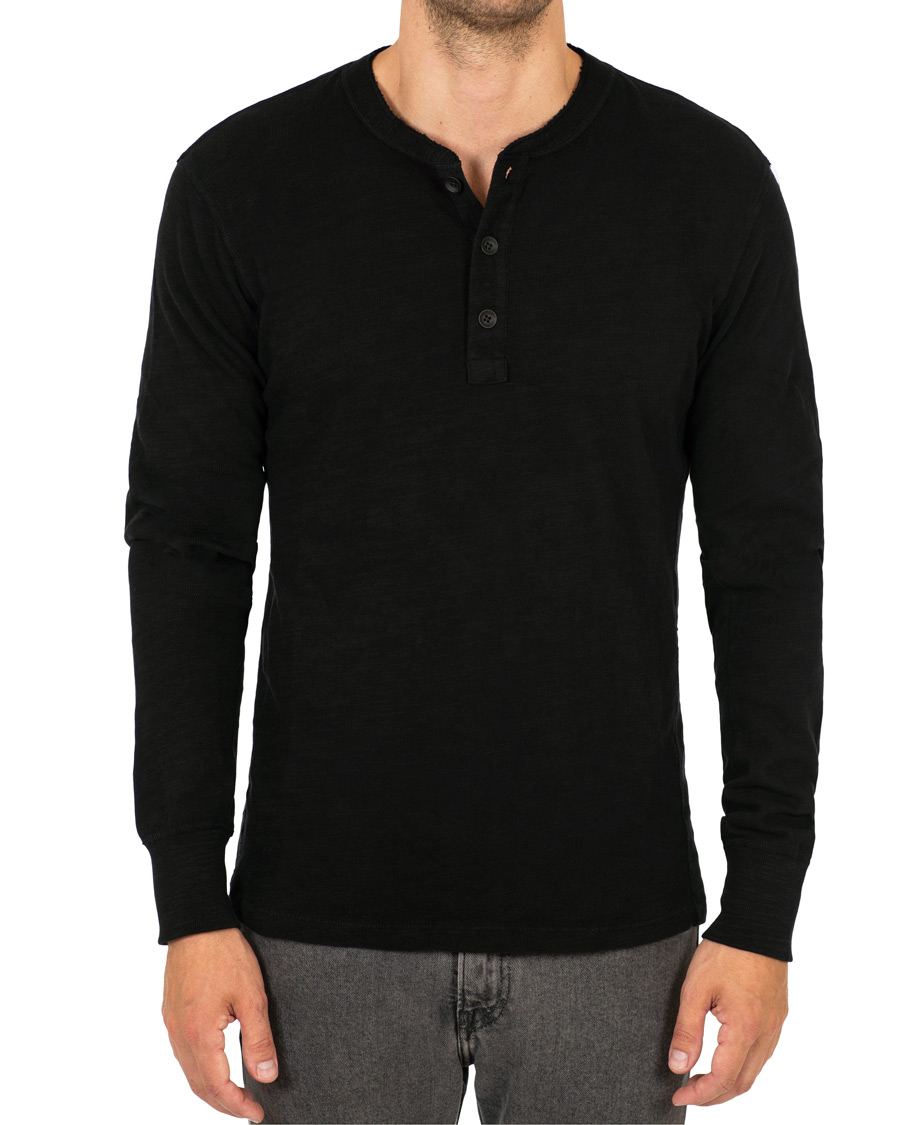 Herre | Gensere | rag & bone | Classic Henley Jet Black