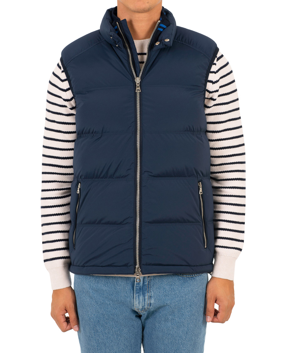 Herre | Jakker | Orlebar Brown | Aidley Down Vest Navy