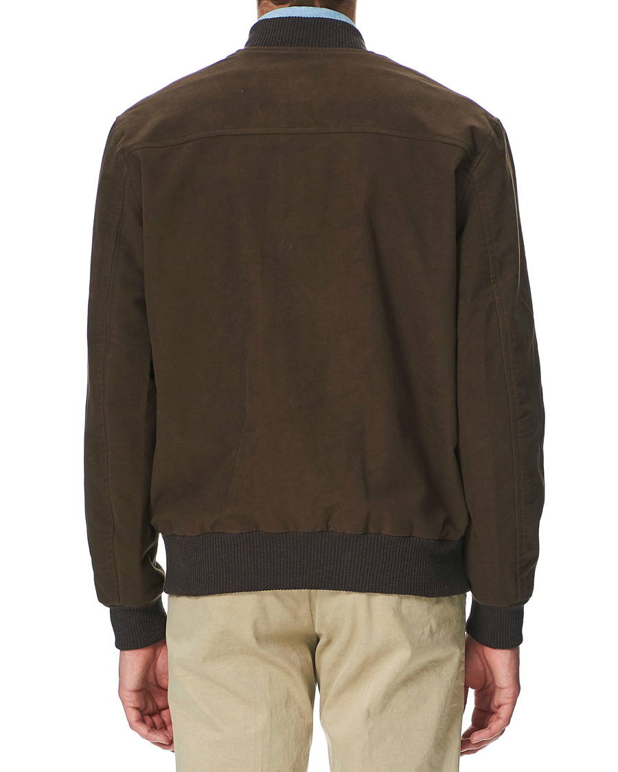 Herre | Jakker | Private White V.C. | Moleskin Bomber Jacket Brown